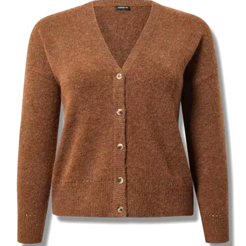 🆕🌼TORRID Vegan Cashmere Drop Shoulder Cardigan Sweater🌼 - Picture 13 of 15